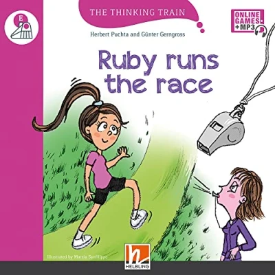 Abbildung von The Thinking Train, Level e / Ruby Runs race, mit Online Code: