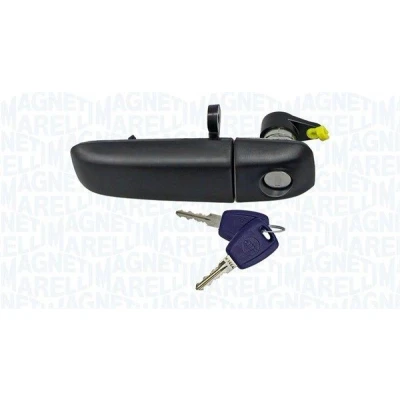 Abbildung von MAGNETI MARELLI 350105011800 Türgriff vorne links ohne Schlüssel schwarz unbeschichtet FIAT: Panda II Schrägheck