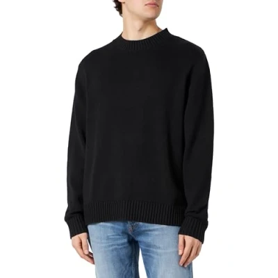 Abbildung von JACK&amp;JONES Herren JORCASABLANCA Knit Crew Neck Strickpullover, Black, XS