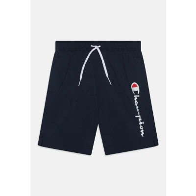 Abbildung von Champion Large LOGO Unisex Badeshorts für Kinder, Größe: 126/131, Dark blue
