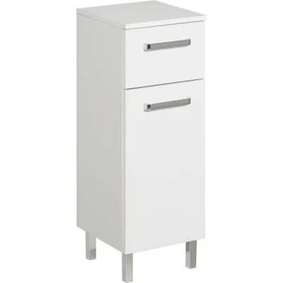 Abbildung von Saphir Unterschrank &quot;Quickset Badschrank mit 2 Türen, 1 Schublade, 50 cm breit&quot;, Badezimmer inkl. Türdämpfer, Griffe in Chrom Glanz