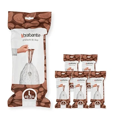 Abbildung von Brabantia Müllbeutel Code L 40 45 Liter (120 Stück)