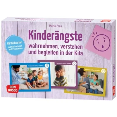Abbildung von Kinderängste wahrnehmen, verstehen und begleiten in der Kita: 48 Bildkarten mit Basiswissen Praxisideen. Gemeinsam die Resilienz stärken, Mut ... Teamentwicklung &amp; Qualitätsmanagement)