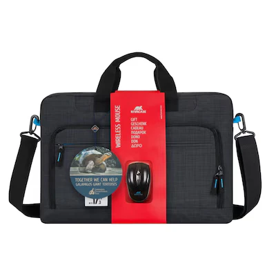 Abbildung von RivaCase Regent 8058 Notebook Tasche 17,3 Zoll &amp; Maus, schwarz