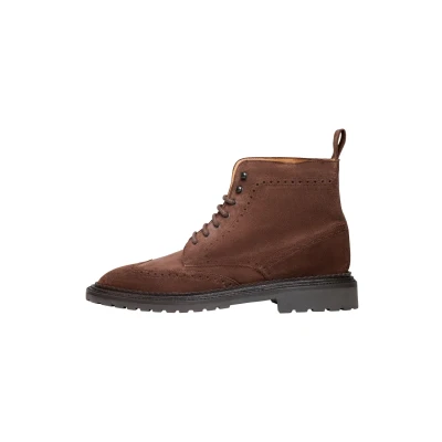 Abbildung von Henry Stevens Schnürboots &quot;Winston FBDB1 Businessschuh&quot;, Herrenstiefel Lederschuhe handgefertigt, Schnürstiefel Herren