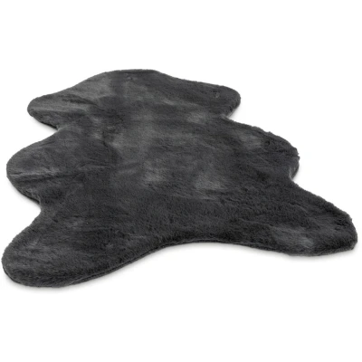 Abbildung von Gino Falcone Fellteppich &quot;Giorgia&quot;, fellförmig, Kunstfell, superweich ein echter Kuschelteppich