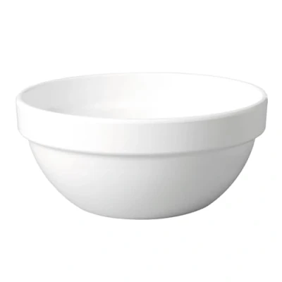 Abbildung von APS 79026 Schale FRIENDLY, Schüssel, aus recyceltem Kunststoffe (PET), Ø 20 cm, Höhe 9 1,8 Liter, weiß