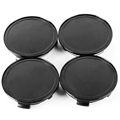 Abbildung von RhinoTuning 4 Auto Radnaben außendurchmesser für Nabendeckel OD 75 mm ID 69,5 mm, Schwarz Radnabenabdeckung Geeignet S300 ML350 W210 E320E200 CLS55AMG S2000 Rad, 2204000125 S2A NO Felgendeckel