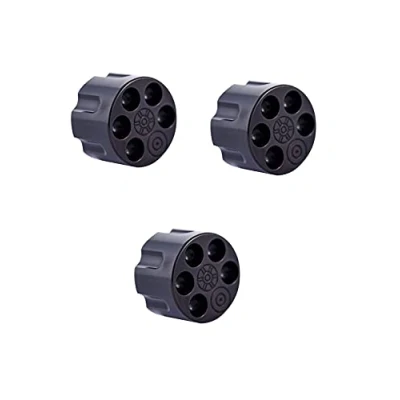Abbildung von Guyker 3Pcs Guitar Potentiometer Control Knobs for 6mm(0.24) Dia. Shaft Pots Knurled Volume and Audio Switch Knob Replacement Electric or Precision Bass Brass, CNC Machined (Chrome)