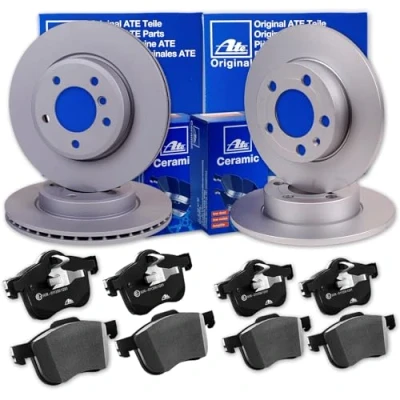 Abbildung von ATE Bremsscheiben + CERAMIC Beläge vorne hinten für Golf 7 5T T ROC
