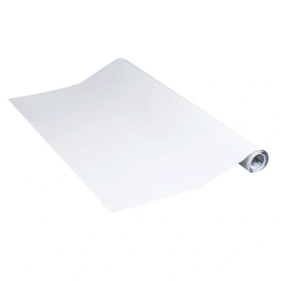 Abbildung von Venilia Klebefolie Uni Matt Weiß, 45cm x 3m selbstklebende Möbel Folie, Dekofolie, Tapete, Küchenfolie PVC ohne Phthalate Made in EU