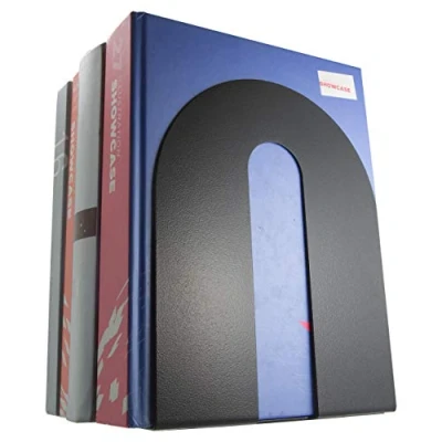 Abbildung von Officemate Heavy Duty Magnetic Bookends, Pair, Black (93186)