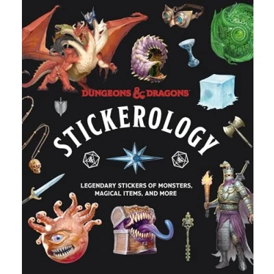 Abbildung von Dungeons &amp; Dragons Stickerology: Legendary Stickers of Monsters, Magical Items, and More: for Journals, Water Bottles, Laptops, Planners, More