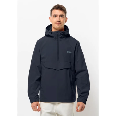 Abbildung von Jack Wolfskin Regenjacke / wasserabweisende Jacke, Herren, Größe: Large, Night blue