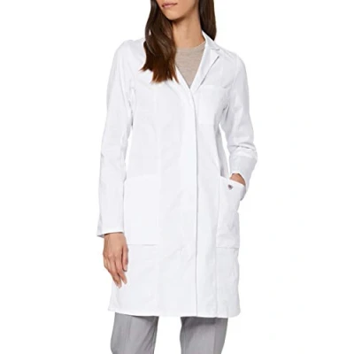 Abbildung von BP Med Coats 1754 130 0021 Arztkittel für Damen Langärmelig Reine Baumwolle Normale Passform Größe: 36n Farbe: weiß