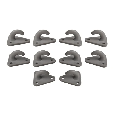 Abbildung von Seilhaken Kunststoff 45x39 mm 10 Stück ProPlus Anhängershop