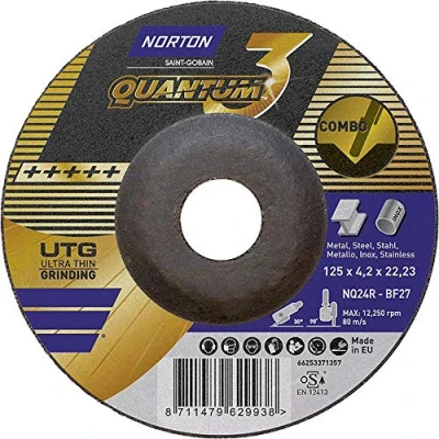 Abbildung von SKRUBSKIVE NORTON QUANTUM 3 125X4,2 STÅL/RF (20 stk.)