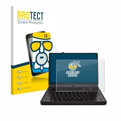 Abbildung von BROTECT Entspiegelungs Schutzglas für GPD Win Max 2 2023 Schutz Folie Panzerfolie Glas Matt [Extrem Kratzfest 9H, Anti Reflex, Fingerprint]