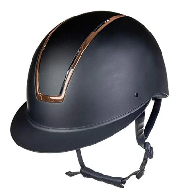 Abbildung von HKM Reithelm Lady Shield Schwarz/Roségold 58 60cm