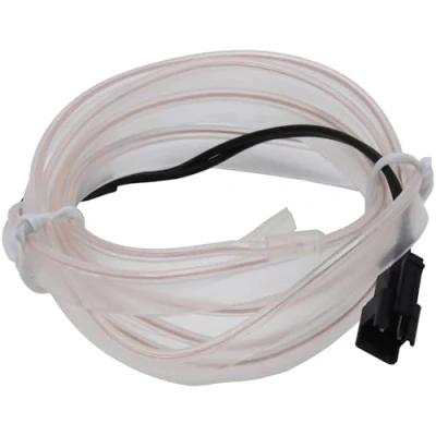 Abbildung von Recambo 2M EL Wire LED Ambiente Beleuchtung, 12V Flexible Neon Lichtleiste, Innenraumbeleuchtung für Auto, Inverter Inklusive, Wasserdichtes Ambientelicht PKW, Weiß