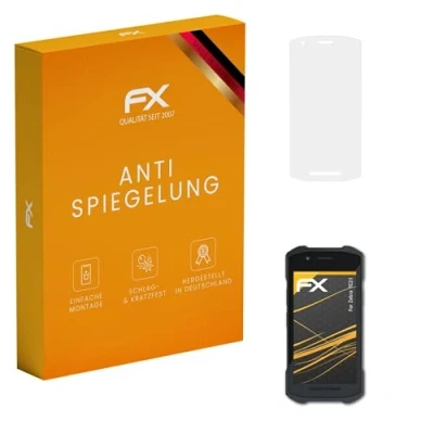 Abbildung von atFoliX Panzerfolie kompatibel mit Zebra TC21 Schutzfolie, entspiegelnde und stoßdämpfende FX Folie (3X)