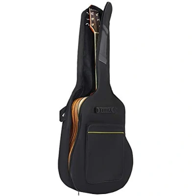 Abbildung von MALATEC Gitarrentasche E Gitarrenkoffer Gitarrentasche: Verstellbare Gurte Komfort &amp; Schutz (Gitarrenkoffer Tasche Set, 1x Gitarrentasche), Hosenträger für bequemen Transport.