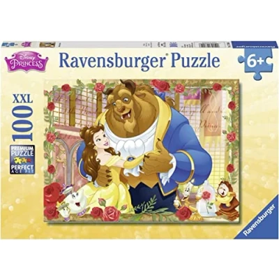 Abbildung von Ravensburger Puzzle Disney Die Schöne und das Biest XXL 100Stück, Puzzleteile