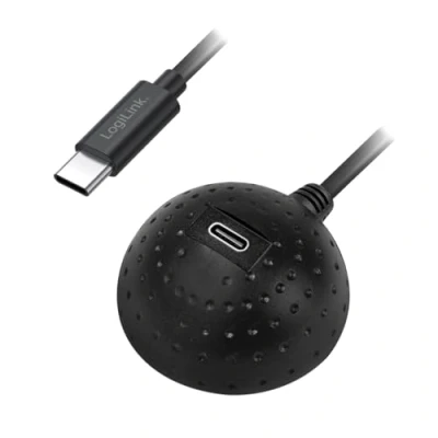Abbildung von LogiLink CU0099 USB C (3.2 Gen1) Verlängerungskabel, Docking Ball, Schellladen von Geräten und Datenübertragung mit bis zu 5 Gbit/s, Kabellänge: 1,5 m