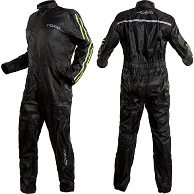 Abbildung von A Pro Regenjacke Regenkombi Regenhose Regenanzug Motorrad Wasserdicht Fluo L
