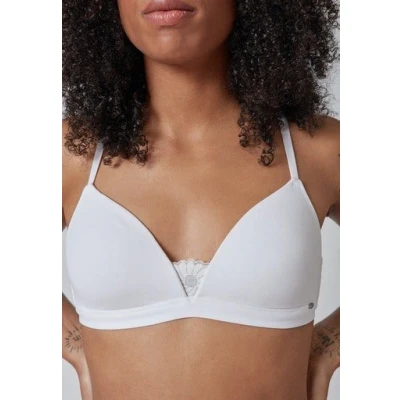 Abbildung von Skiny Damen Gepaddet Triangel BH, Damen, Größe: 75A, White