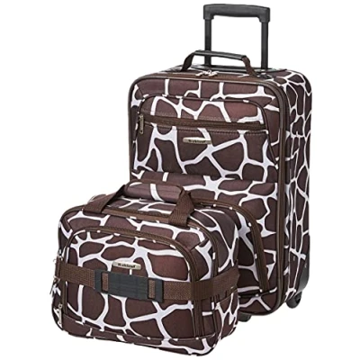 Abbildung von Rockland Ensemble De Bagages 2 PC Koffer Set, 35 Liter, Pinkbandana