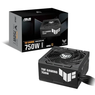 Abbildung von ASUS TUF Gaming 750W Bronze Netzteil (750 Watt, 0dB Technologie, 80cm 8 Pin CPU Anschluss (EPS 12V), 80 Plus Bronze)