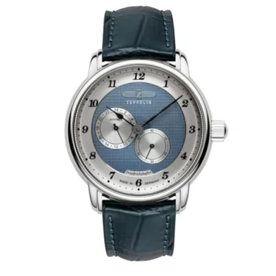 Abbildung von Zeppelin 8568 3 Herrenuhr Automatik Friedrichshafen Blau