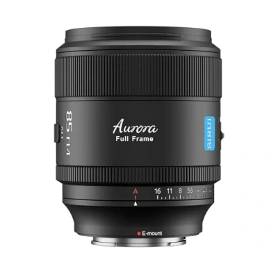 Abbildung von SIRUI Aurora 85 mm F1.4 Vollformat Autofokusobjektiv, Teleobjektiv Prime Portrait für E Mount Kameras FX3, FX6, A7 Serie, A7R A7S A9, ZV E1