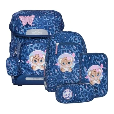 Abbildung von Beckmann Plus Air Schulranzen Set 6 tlg. Cheeta