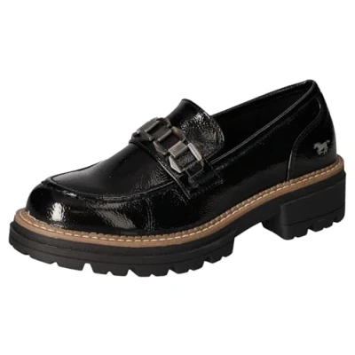 Abbildung von Mustang Slipper, Damen, Größe: 39, Schwarz Kunststoff