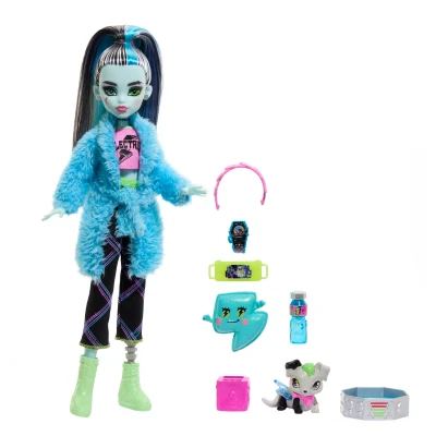 Abbildung von Mattel® Anziehpuppe Monster High, Creepover Frankie Schaurig schöne Pyjamaparty