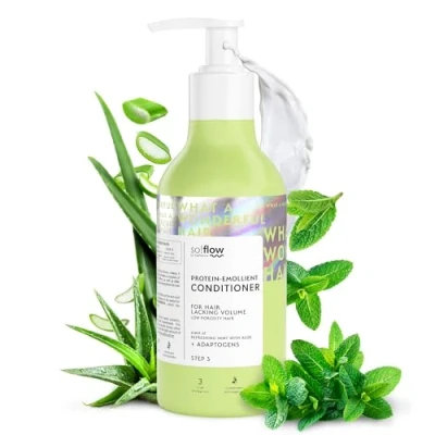 Abbildung von So!Flow Conditioner Haar Tiefenwirksamer Recovery mit stärkenden Aminosäuren und pflegendem Kokosöl für ausgewogenes, revitalisiertes Spülung Haare Hair Haarpflege Damen
