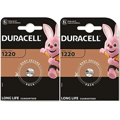 Abbildung von 2 x Duracell 1220 (2 Blister mit 1 Batterie), Batterien (CR1220)