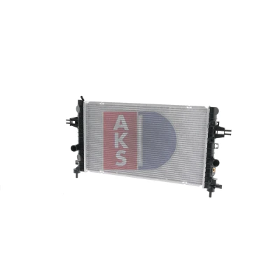Abbildung von AKS DASIS 150058N Kühler, Motorkühlung Aluminium 600 368 16 Kühlrippen gelötet OPEL: Zafira B, Astra H Caravan, Schrägheck