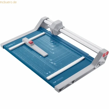Abbildung von Dahle 550 Papierschneider (bis DIN A4, 20 Blatt Schneidleistung, 2 mm Schnitthöhe) blau