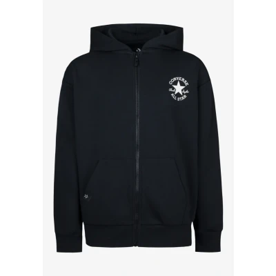 Abbildung von Converse Sustainable CORE Hoodie Sweatjacke für Kinder, Größe: 147/163, Black