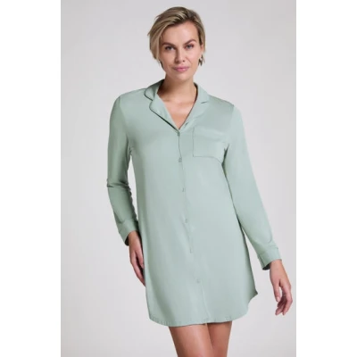 Abbildung von Hunkemöller Essential Nachthemd, Damen, Größe: XS, Green