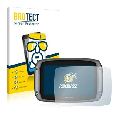 Abbildung von BROTECT Schutzglas für TomTom Rider 50 Schutzfolie Panzer Folie Glas [Extrem Kratzfest 9H, Anti Fingerprint, Ultra Transparent]
