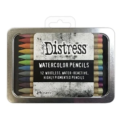 Abbildung von Ranger Tim Holtz Distress Watercolor Pencils 12 st Kit #2 TDH76315 (09 22)