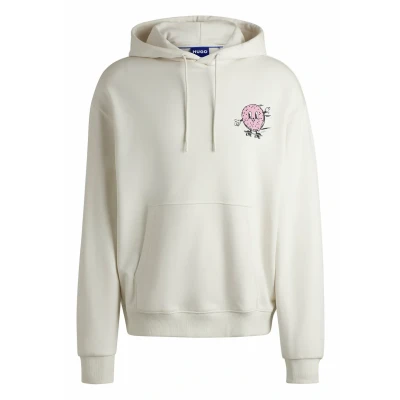 Abbildung von HUGO Kapuzenpullover, Größe: Large, Open white one
