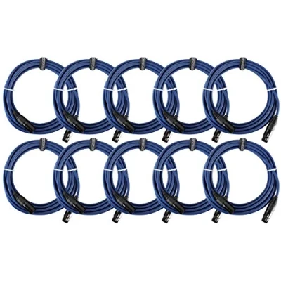 Abbildung von Pronomic Stage DMX3 5 DMX Kabel 5m 10x Set