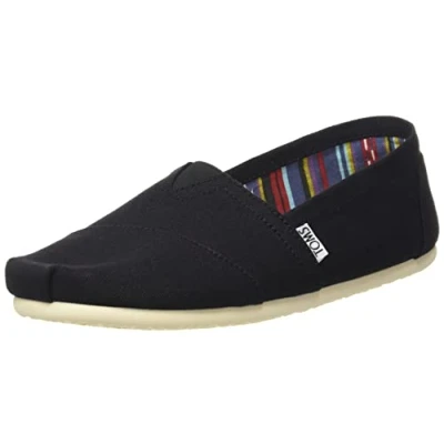 Abbildung von TOMS Classic Canvas Wm Damen Espadrilles Schlupschuhe dunkelblau navy Espadrille