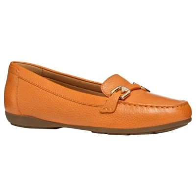 Abbildung von Geox Slipper, Damen, Größe: 43, Orange Leder