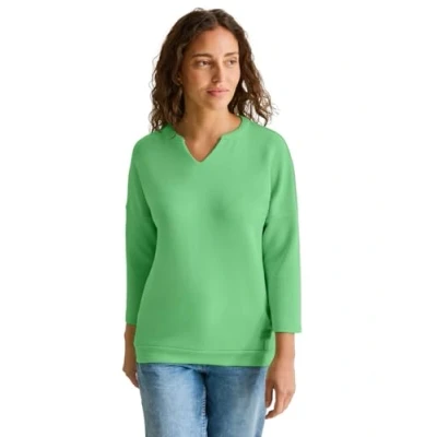 Abbildung von Cecil Weiches Sweatshirt, Damen, Größe: XXL, Grün